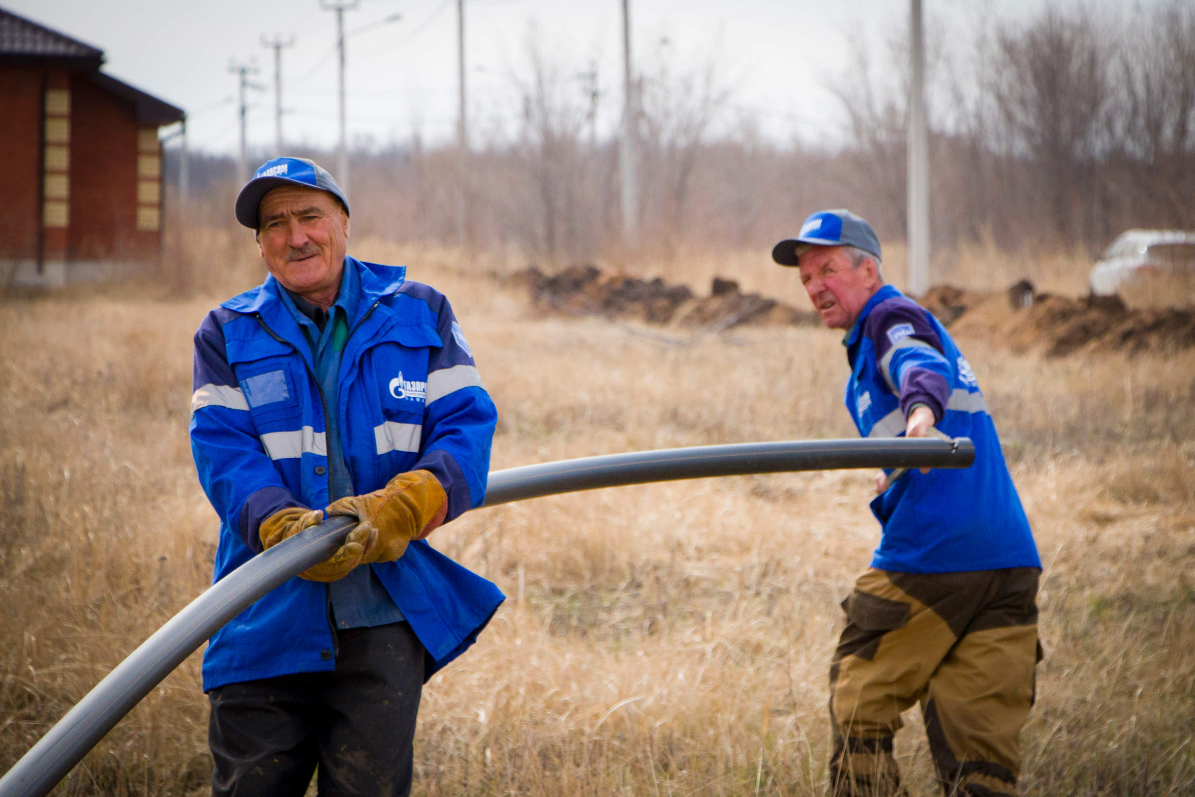 В селе Ягодное Самарской области построен распределительный газопровод