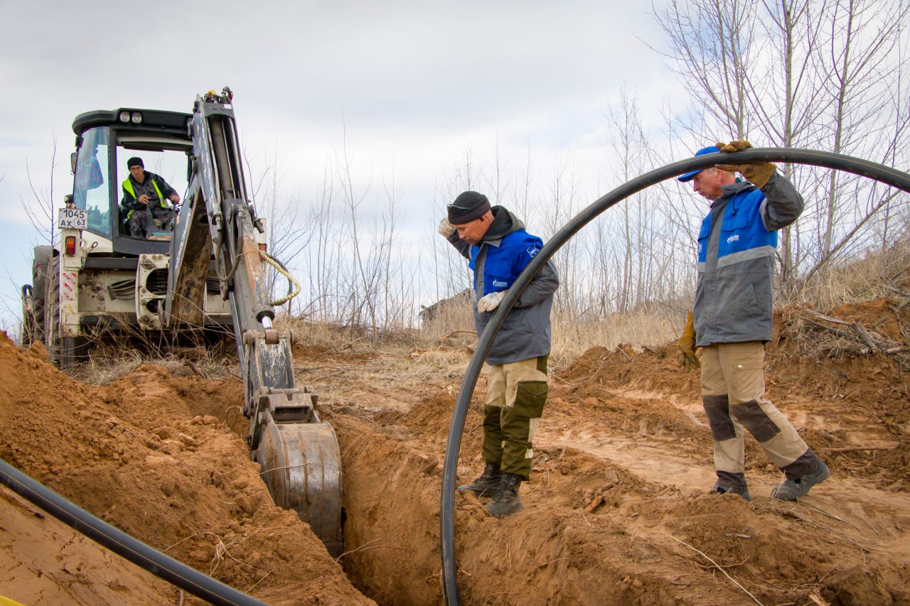 В Самарской области построен газопровод для догазификации села Малая Царевщина