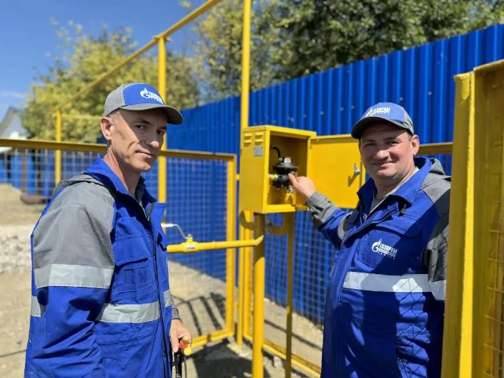 В селе Большая Черниговка газифицирован дом  заслуженного медицинского работника 